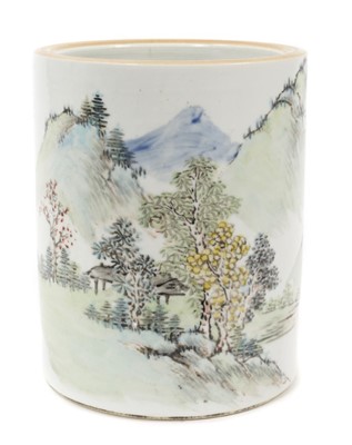Lot 192 - Chinese Republic period brush pot
