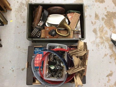 Lot 49 - Quantity of militaria, including framed prints, slides, books, etc