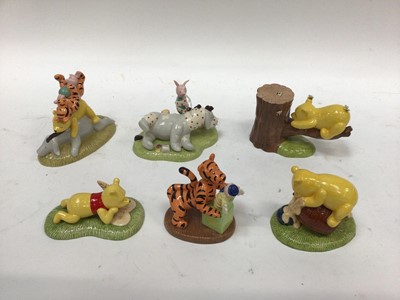 Lot 1047 - Six boxed Royal Doulton Winnie the Pooh ceramic figures