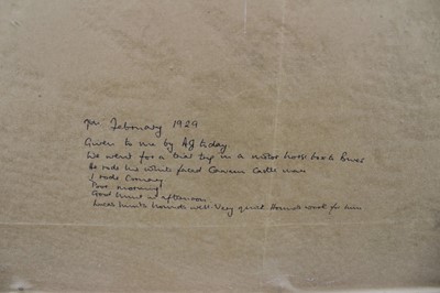Lot 967 - *Sir Alfred Munnings signed print - Isaac Bell and the Kilkenny, published by Frost & Reed, in glazed frame