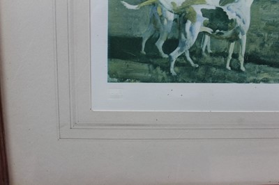 Lot 967 - *Sir Alfred Munnings signed print - Isaac Bell and the Kilkenny, published by Frost & Reed, in glazed frame