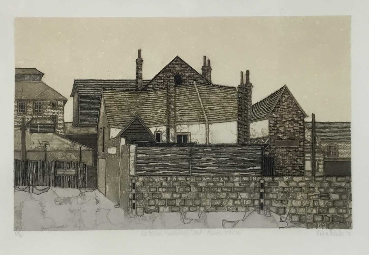Lot 102 - Valerie Thornton (1931-1991) limited edition print, Minories edition-Maidenburgh Street, signed