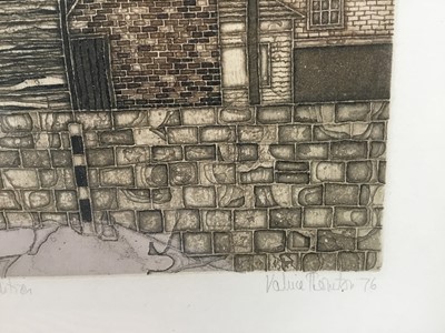 Lot 102 - Valerie Thornton (1931-1991) limited edition print, Minories edition-Maidenburgh Street, signed