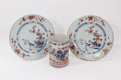 Lot 154 - 18th century Chinese Imari tankard