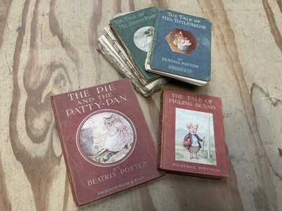 Lot 1660 - Eight Beatrix Potter books, early editions