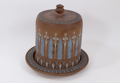 Lot 114 - Large Victorian cheese dome - possibly Wedgewood
