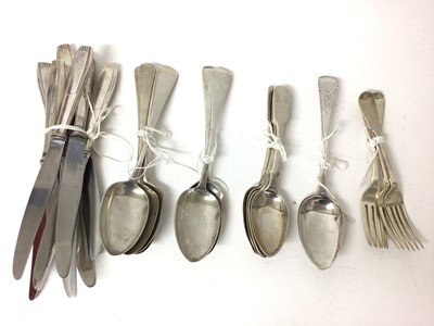 Lot 264 - Lot of silver flatware