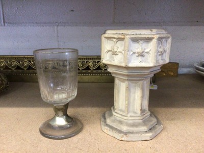 Lot 231 - Plaster model of a font