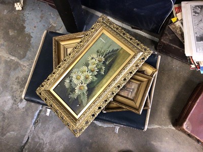 Lot 194 - Sundry items, including cameras, ephemera and pictures, some in leather cases
