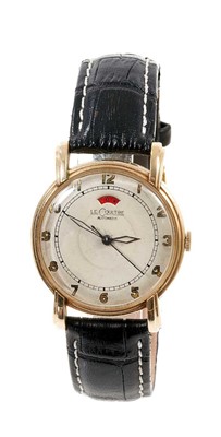Lot 564 - 1950s LeCoultre Automatic wristwatch with power reserve, automatic 'bumper' movement in gold filled case