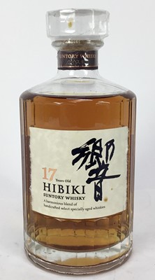 Lot 16 - Whisky - one bottle, Hibiki Japanese blended 17 year old Suntory Whisky, 43%, 70cl