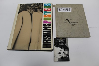 Lot 1439 - Sam Haskins folio of posters, Cowboy Kate & Other Stories and hardback November Girl