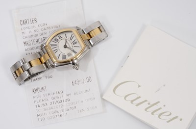 Lot 572 - Cartier Roadster wristwatch