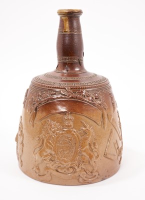 Lot 31 - Rare early 19th Masonic mallet shaped vessel