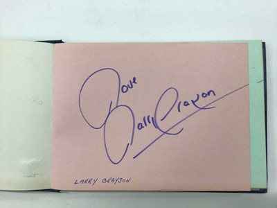 Lot 1490 - Collection of autographs and other ephemera, including Ken Dodd, Larry Grayson, Richard Griffiths, Michael Parkinson, etc