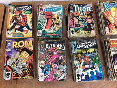 Lot 1756 - Marvel Comics mostly 80s to include Spider-man ,Thor,Firestar and others .Approximately 235 Comics