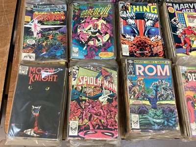 Lot 1757 - Marvel Comics mostly 80s to include The Defenders, Spider-man, Daredevil and others .Approximately 315 comics