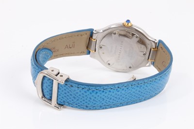 Lot 620 - Must de Cartier wristwatch boxed with papers
