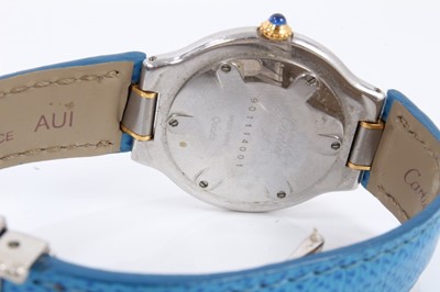 Lot 620 - Must de Cartier wristwatch boxed with papers