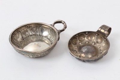 Lot 488 - Two French silver wine tasters