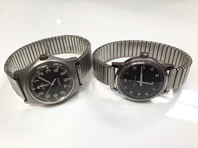 Lot 102 - Two military wristwatches
