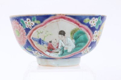 Lot 42 - Chinese erotic polychrome bowl