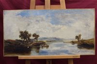 Lot 1057 - Victorian English School oil on canvas -...