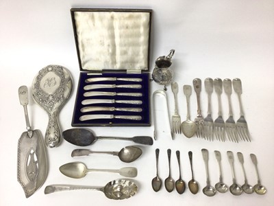 Lot 190 - Silver and silver-plate