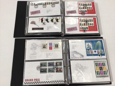 Lot 1540 - Stamps GB First Day Cover selection in ten albums, all illustrated some with typed addresses, some with pencil and some local cancels