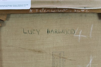Lot 901 - *Lucy Harwood (1893-1972) oil on canvas, Fields, signed verso, 41 x 50cm, framed. Provenance: Louise Kosman Gallery