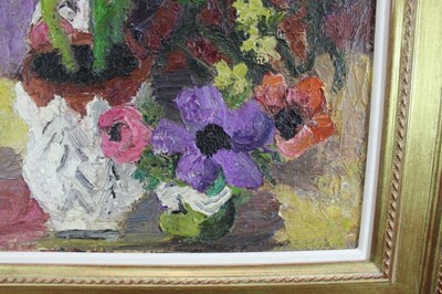 Lot 904 - *Lucy Harwood (1893-1972) oil on canvas, Still life, signed verso, 61 x 51cm, framed. Provenance: Louise Kosman Gallery