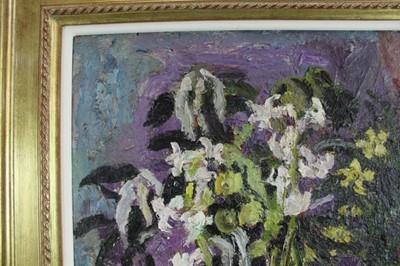 Lot 904 - *Lucy Harwood (1893-1972) oil on canvas, Still life, signed verso, 61 x 51cm, framed. Provenance: Louise Kosman Gallery