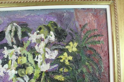 Lot 904 - *Lucy Harwood (1893-1972) oil on canvas, Still life, signed verso, 61 x 51cm, framed. Provenance: Louise Kosman Gallery