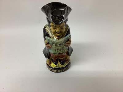 Lot 396 - Ault pottery jug commemorating the Great War