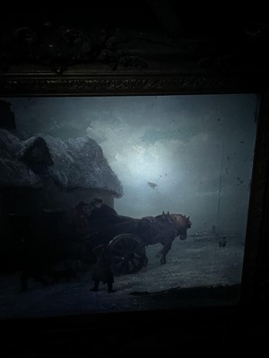 Lot 997 - Thomas Smythe (1825-1906) oil on canvas, The Snowball Fight, signed, 31cm x 46cm, in gilt frame