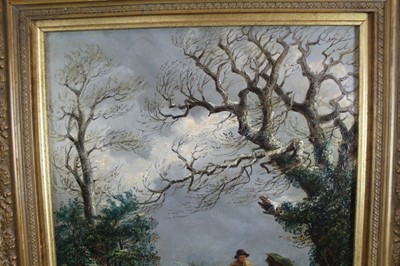 Lot 995 - Thomas Smythe oil on canvas, Horse and cart in the snow