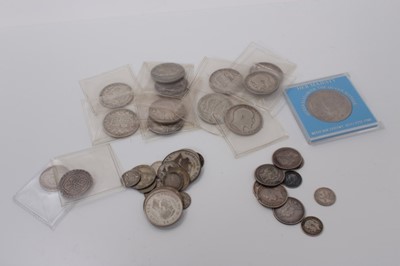 Lot 468 - G.B. - Mixed silver coinage to include James I Shilling M/M LIS, Second Coinage 1604-19 (N.B. Some light chipping to coin noted) otherwise VG-AF, George I SSC Shilling 1723 VG-AF, pre 1920 (N.B. Es...
