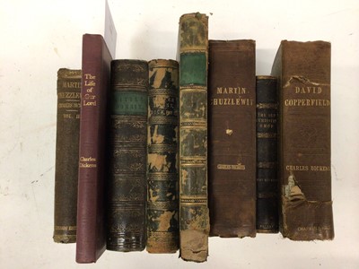 Lot 1697 - Charles Dickens - Martin Chuzzlewit, first edition, cloth binding, together with The Old Curiosity Shop, 1848, and other early Dickens editions including David Copperfield, Little Dorrit, Oliver Tw...