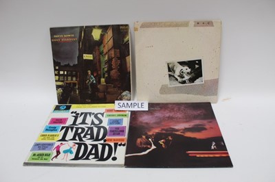 Lot 2235 - Two boxes of vinyl records various artists including The Beatles, Pink Floyd, Thin Lizzy, Fleetwood Mac, Sade, Diana Ross etc