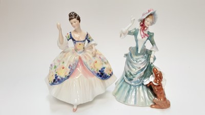 Lot 1151 - Nine Royal Doulton figures, The Parson's Daughter, The Wardrobe Mistress