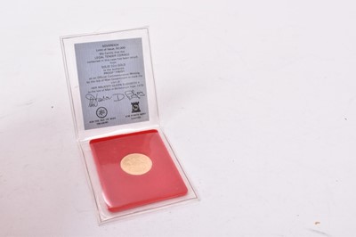 Lot 419 - Isle of Man - Pobjoy Mint gold proof Sovereign 1979 (N.B. With Certificate of Authenticity) (1 coin)