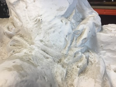 Lot 80 - *Oscar Nemon(1906-1985) plaster macquette of Sir Winston Churchill and Lady Churchill
