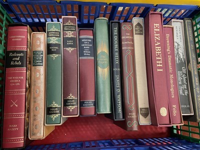 Lot 1709 - Box of folio society books. (13)
