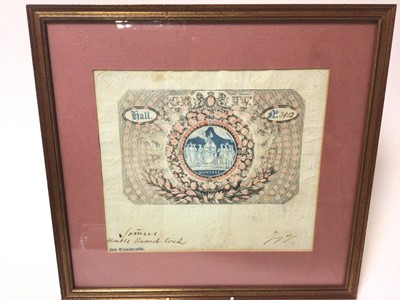 Lot 94 - The Coronation of HM King George IV invitation