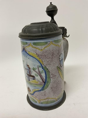 Lot 22 - 18th century German tankard