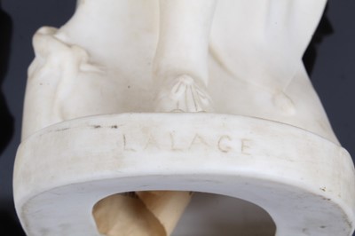 Lot 100 - Two Victorian Parian ware figures