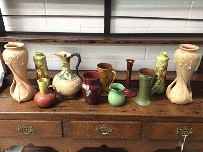 Lot 104 - Collection Art pottery ceramics