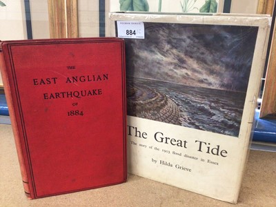 Lot 884 - Hilda Grieve - The Story of the 1953 flood disaster in Essex, 1959, also East Anglian Earthquake of 1884