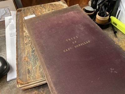 Lot 1652 - Trial of captain Donellan (two copies)