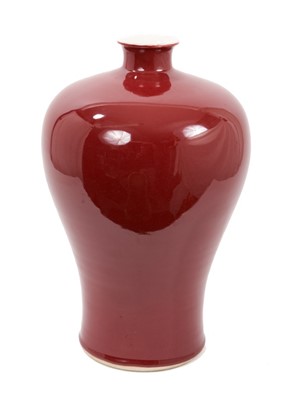 Lot 29 - Large Chinese sang-de-boeuf vase